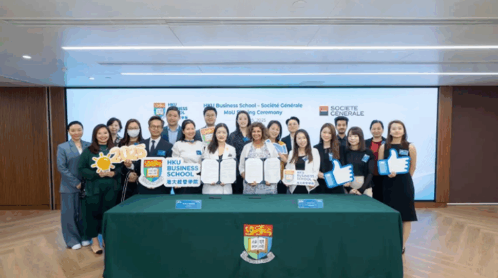 Shaping Tomorrow’s Leaders: HKU Business School signs MoU with Societe Generale